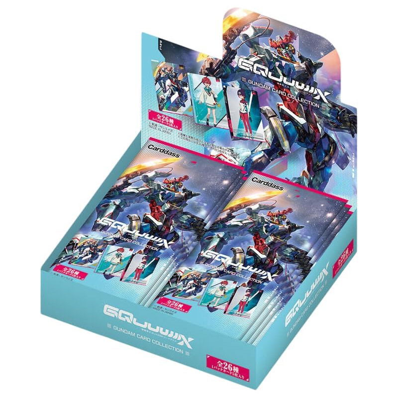 Gundam Card Collection Mobile Suit Gundam GQuuuuuuX (Set of 20 Packs) — Import Game Deal