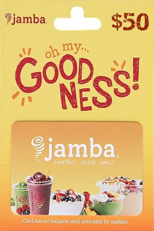Jamba Juice Gift Card 50 USD | US Account Only digital — Import Game Deal