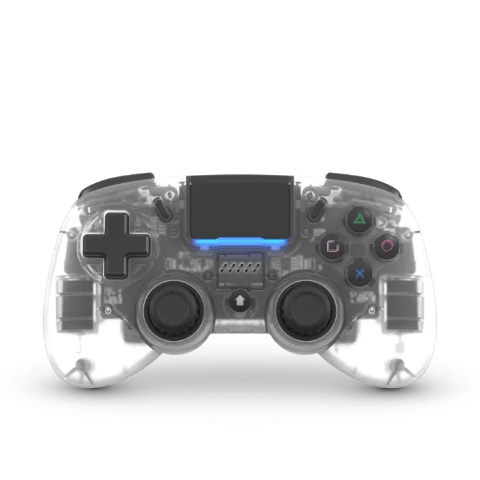 Retro Fighters Mini Wireless Controller for PlayStation 4 / PC (Crystal) image 1