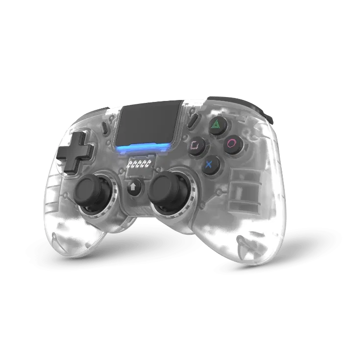 Retro Fighters Mini Wireless Controller for PlayStation 4 / PC (Crystal) image 2