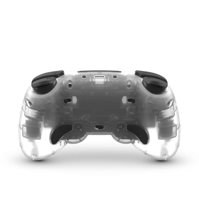 Retro Fighters Mini Wireless Controller for PlayStation 4 / PC (Crystal) image 3