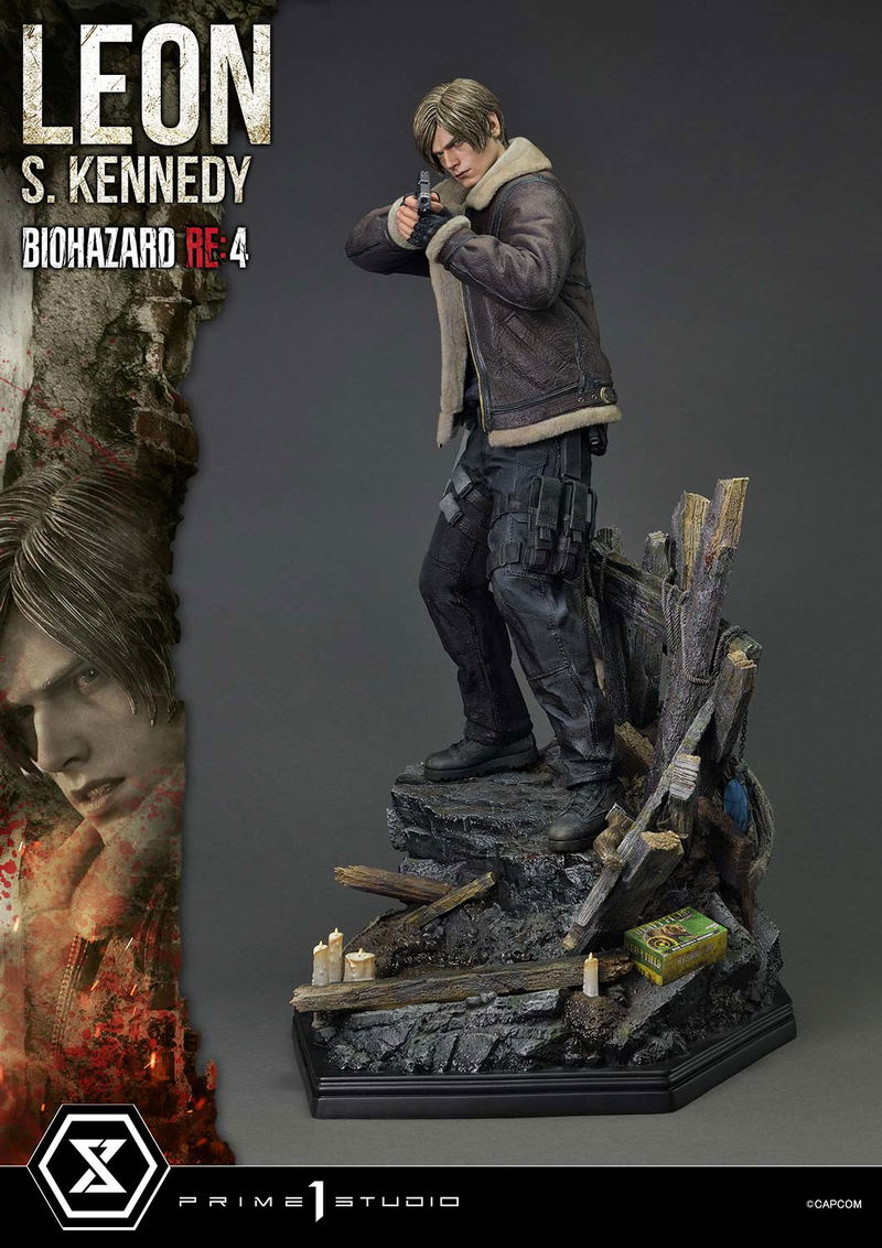 Ultimate Premium Masterline Resident Evil 4 1/4 Scale Statue: Leon S. Kennedy image 1