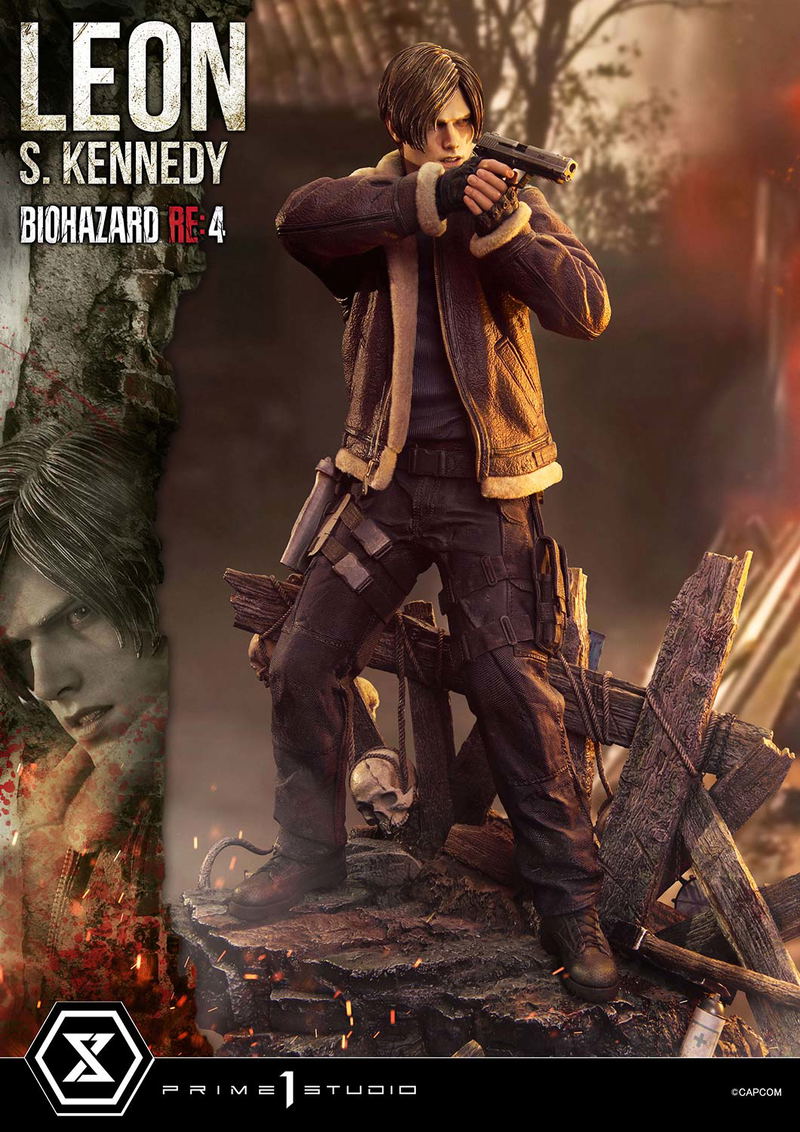 Ultimate Premium Masterline Resident Evil 4 1/4 Scale Statue: Leon S. Kennedy image 6