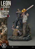 Ultimate Premium Masterline Resident Evil 4 1/4 Scale Statue: Leon S. Kennedy VS Chainsaw Villager thumbnail 1
