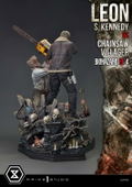 Ultimate Premium Masterline Resident Evil 4 1/4 Scale Statue: Leon S. Kennedy VS Chainsaw Villager thumbnail 13
