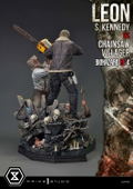 Ultimate Premium Masterline Resident Evil 4 1/4 Scale Statue: Leon S. Kennedy VS Chainsaw Villager thumbnail 17