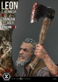 Ultimate Premium Masterline Resident Evil 4 1/4 Scale Statue: Leon S. Kennedy VS Chainsaw Villager thumbnail 28