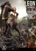 Ultimate Premium Masterline Resident Evil 4 1/4 Scale Statue: Leon S. Kennedy VS Chainsaw Villager thumbnail 3