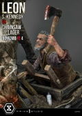 Ultimate Premium Masterline Resident Evil 4 1/4 Scale Statue: Leon S. Kennedy VS Chainsaw Villager thumbnail 29