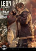 Ultimate Premium Masterline Resident Evil 4 1/4 Scale Statue: Leon S. Kennedy VS Chainsaw Villager thumbnail 6