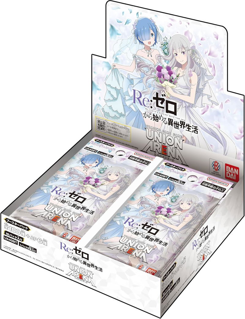 Union Arena Re:Zero -Starting Life In Another World- Booster Pack UA40BT (Set of 16 Packs) (Re-run) image 1
