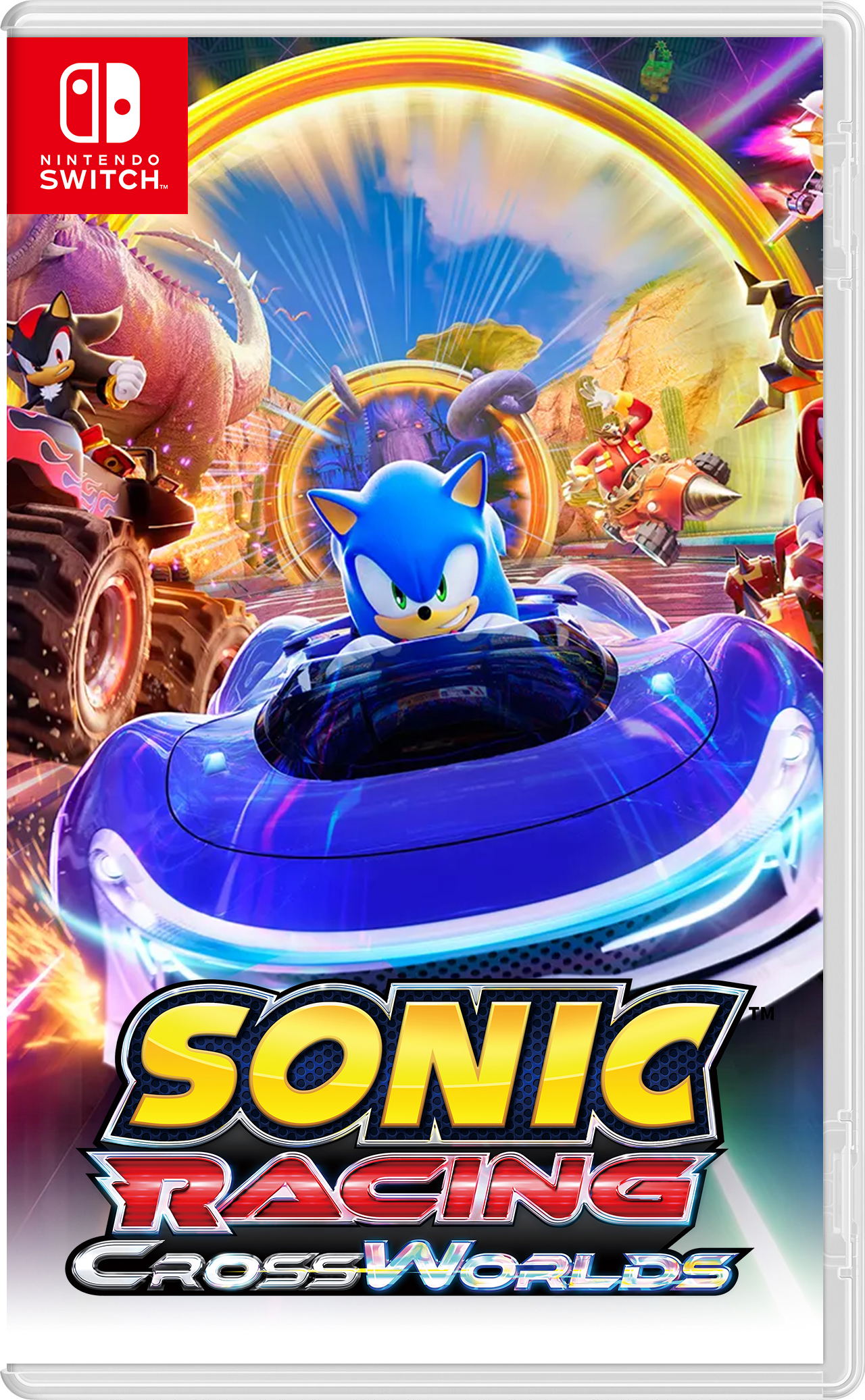Sonic Racing CrossWorlds Multi Language Cover English For Sonic Racing CrossWorlds Multi Language Cover English For