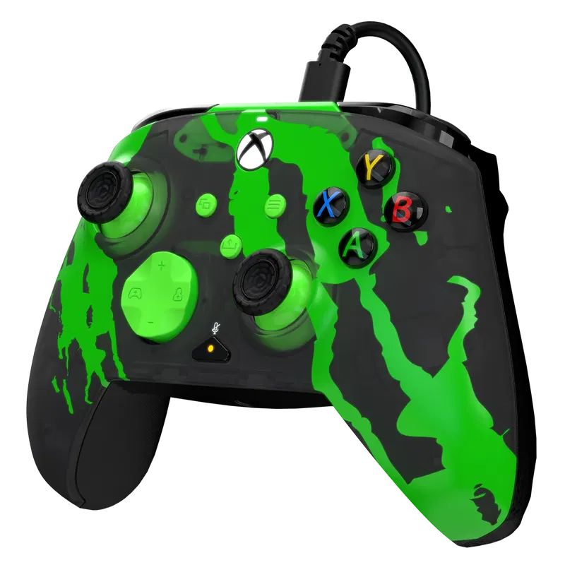 PDP Wired Rematch Glow Controller for Xbox One / Xbox Series X|S (Jolt Green) image 2