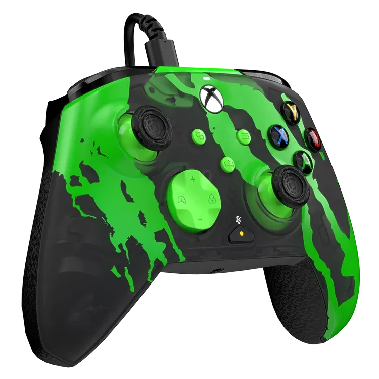 PDP Wired Rematch Glow Controller for Xbox One / Xbox Series X|S (Jolt Green) image 4