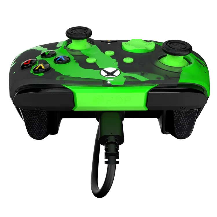 PDP Wired Rematch Glow Controller for Xbox One / Xbox Series X|S (Jolt Green) image 6