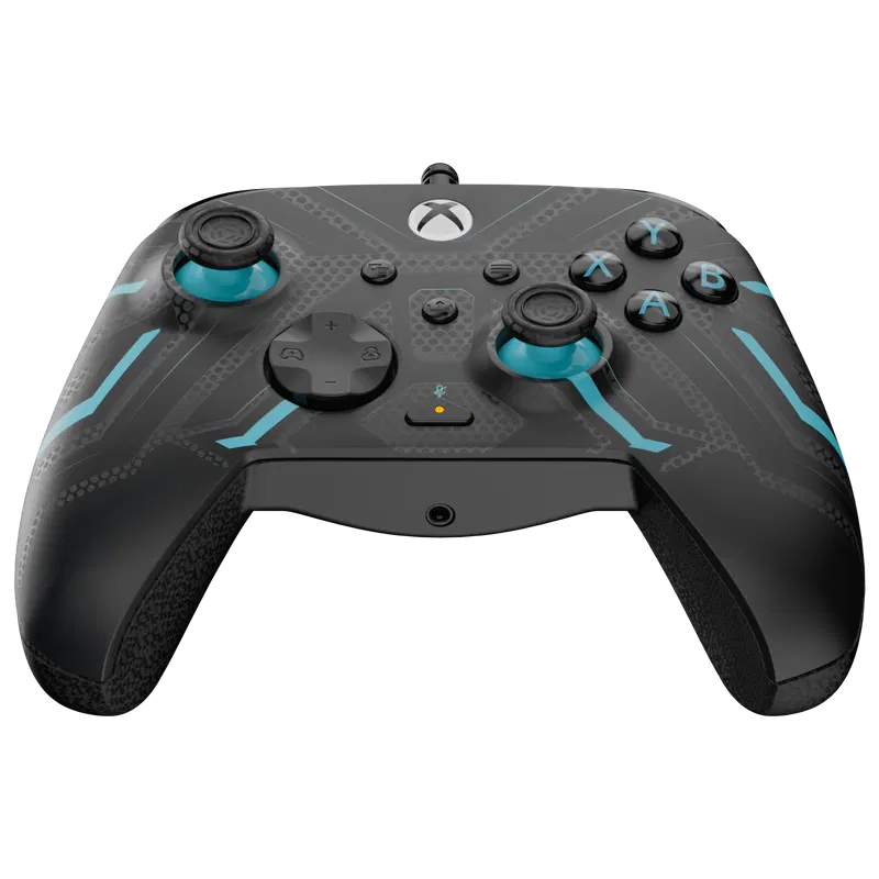 PDP Rematch Glow Wired Controller for Xbox One / Xbox Series X|S (Titan Steel) image 6