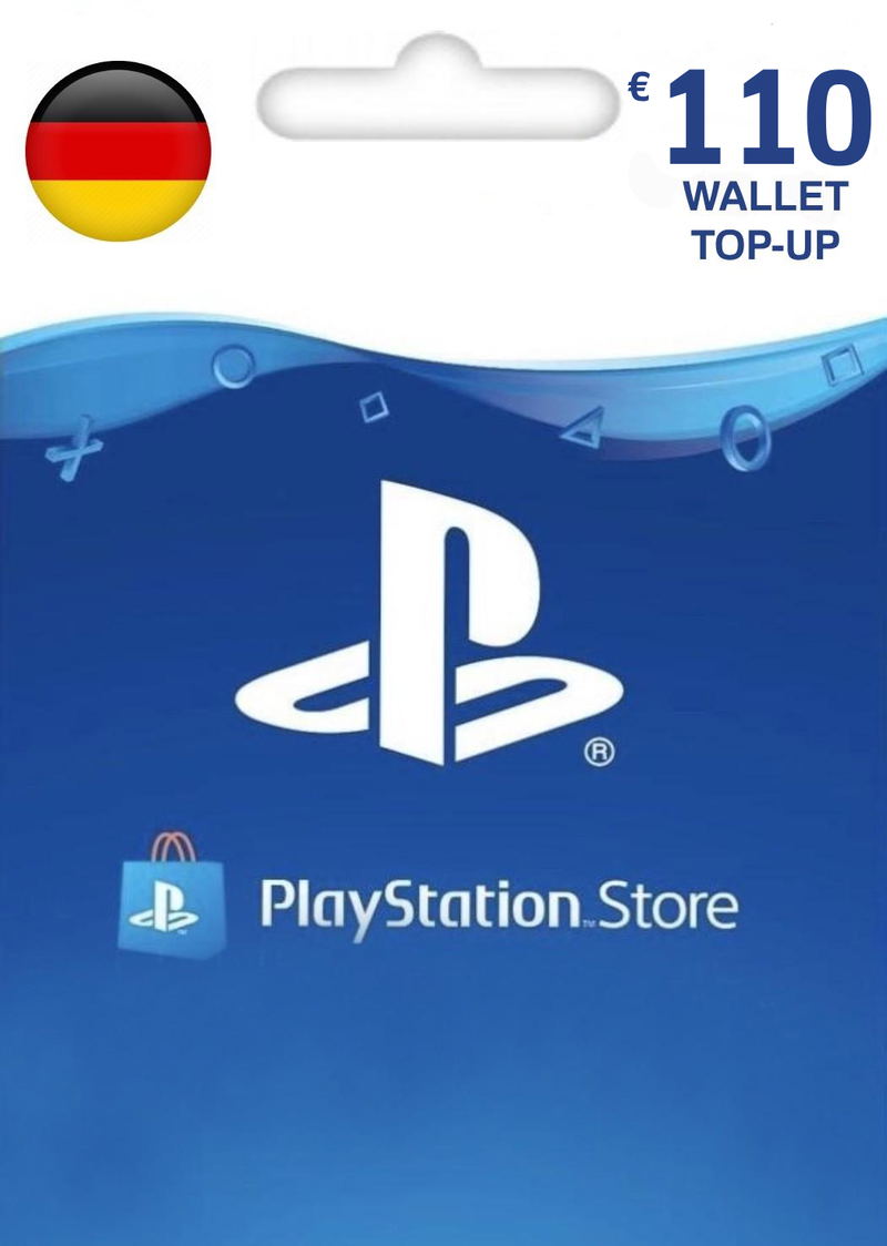 PSN Card 110 EUR | Playstation Network Germany <span class="ext ext_digital">digital</span> image 1