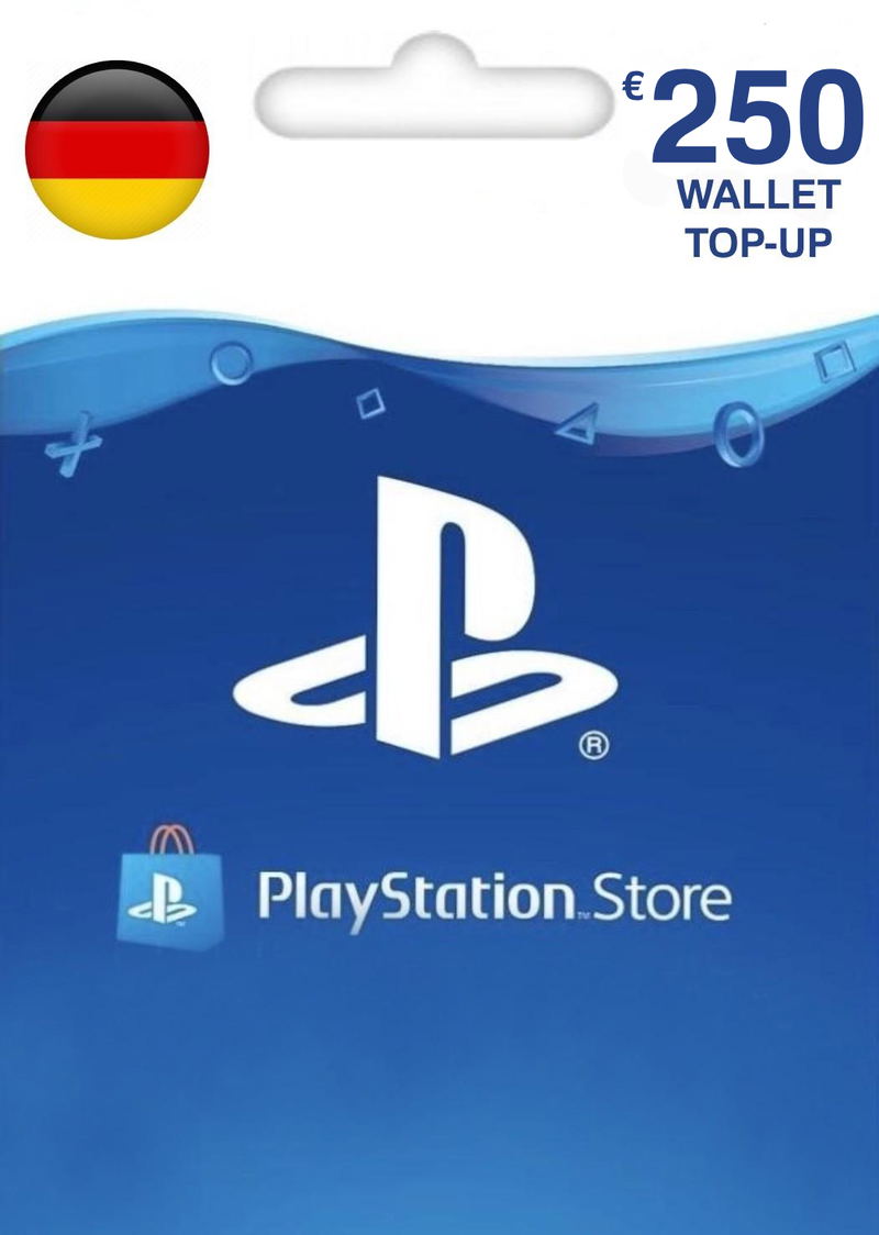 PSN Card 250 EUR | Playstation Network Germany <span class="ext ext_digital">digital</span> image 1
