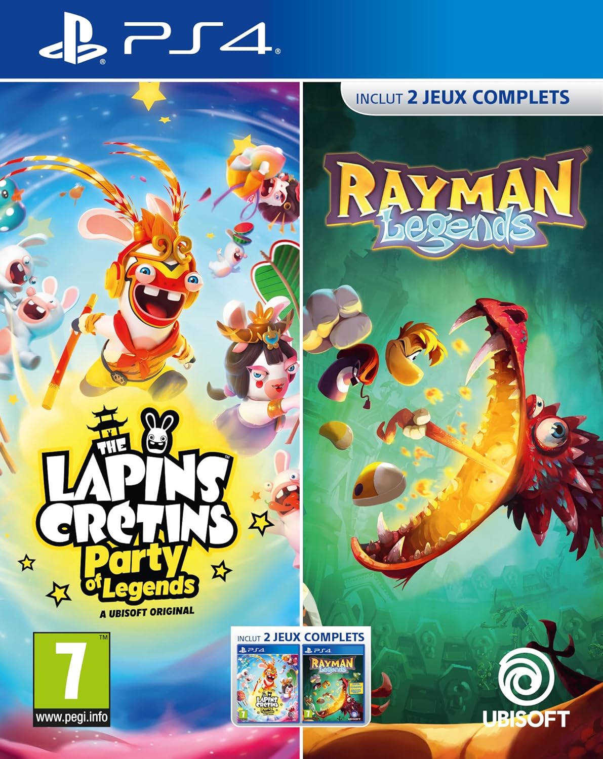 Rabbids: Party of Legends & Rayman Legends (French Cover) — Import Game Deal
