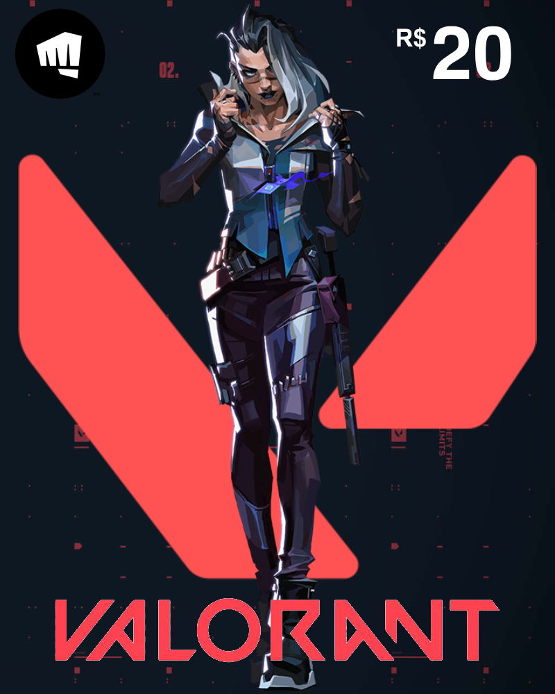 Valorant Gift Card BRL 20 | Brazil Account digital — Import Game Deal