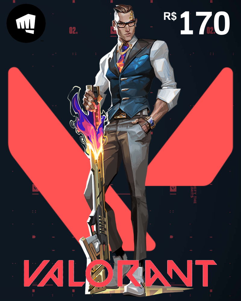 Valorant Gift Card BRL 170 | Brazil Account digital — Import Game Deal