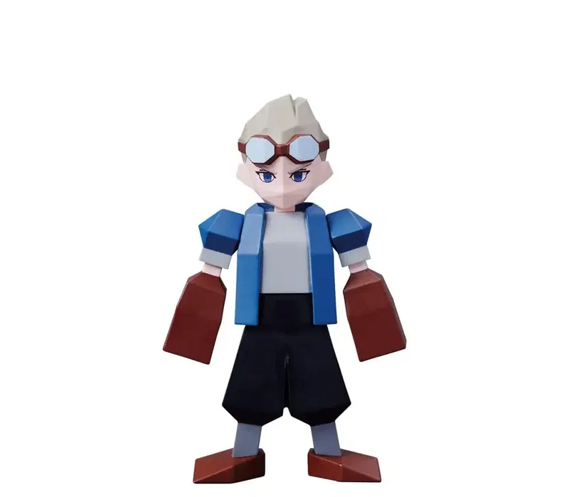 Final Fantasy VII Rebirth Polygon Mini Figure: Cid image 1