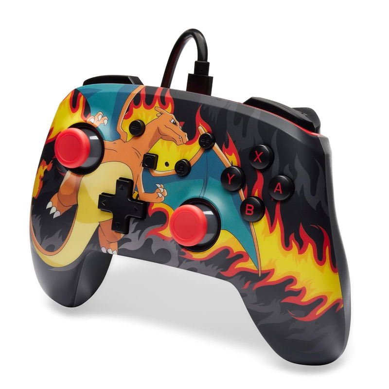 PowerA Enhanced Wired Controller for Nintendo Switch (Charizard Firestorm) image 4