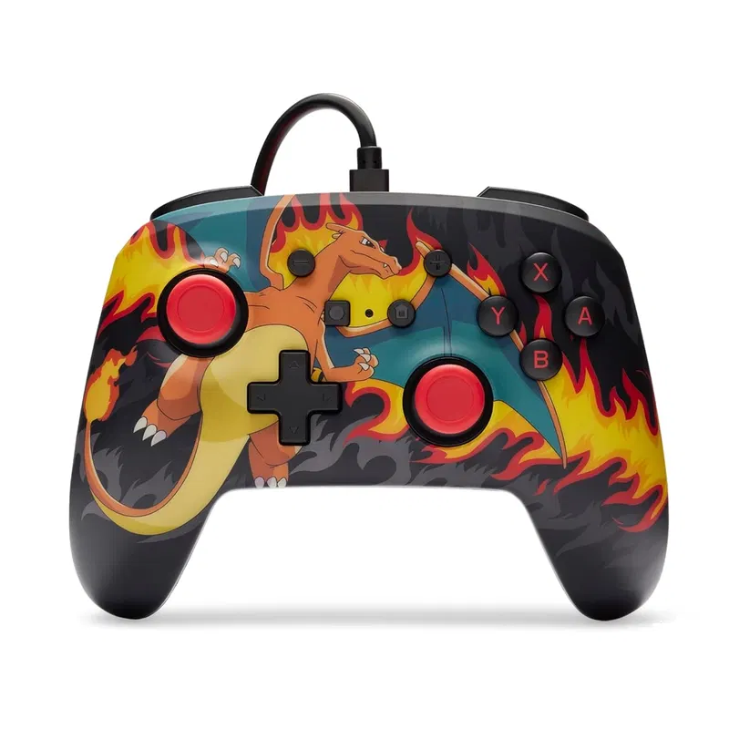 PowerA Enhanced Wired Controller for Nintendo Switch (Charizard Firestorm) image 1