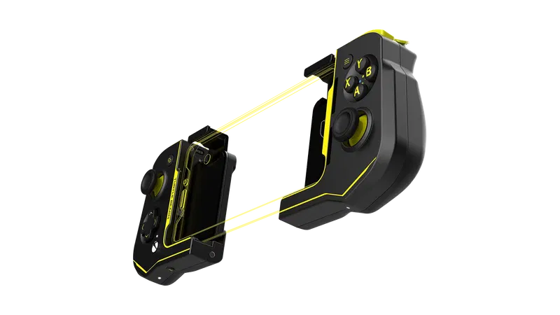 Turtle Beach Atom Wireless Controller for Android (Black/Yellow) image 2