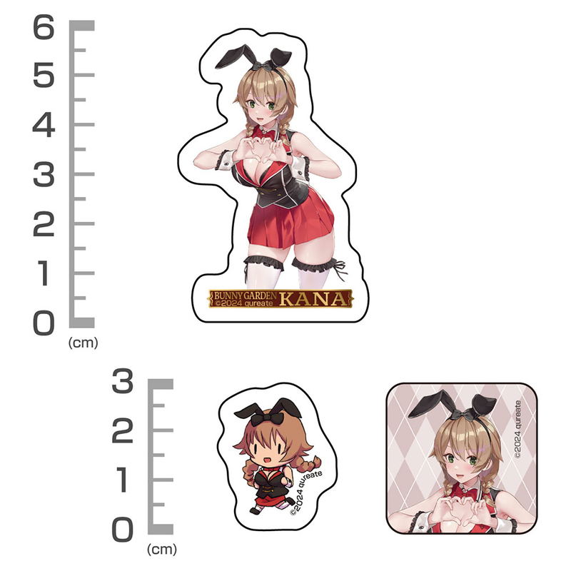 Bunny Garden Kana Mini Sticker Set image 3