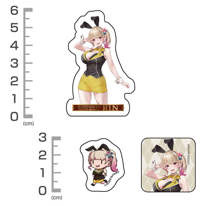 Bunny Garden Rin Mini Sticker Set image 3