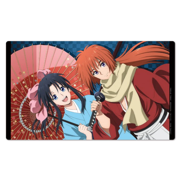 Rurouni Kenshin Kyoto Disturbance Character Rubber Mat Himura Kenshin & Kamiya Kaoru image 1