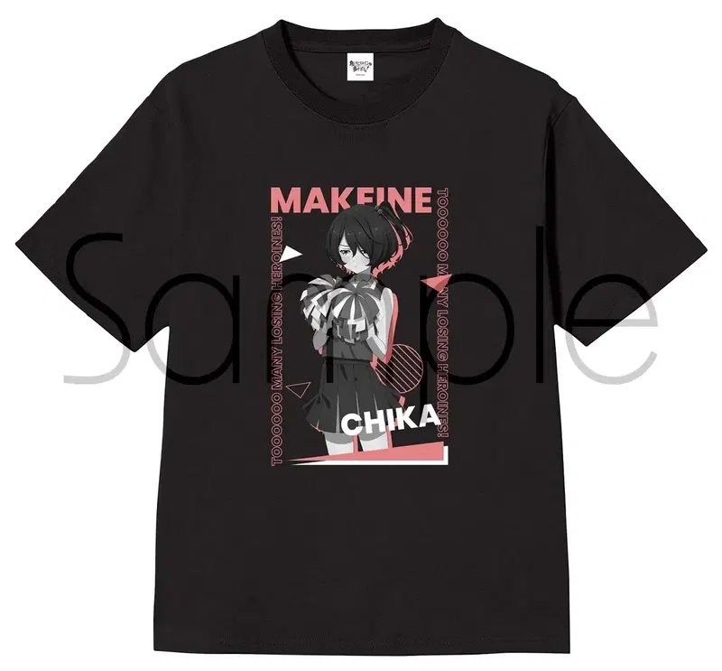 Too Many Losing Heroines! T-shirt Original Illustration Komari Chika (Size M) image 1