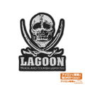 Black Lagoon Sword Cutlass Skull Patch thumbnail 1
