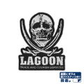 Black Lagoon Sword Cutlass Skull Removable Patch thumbnail 1