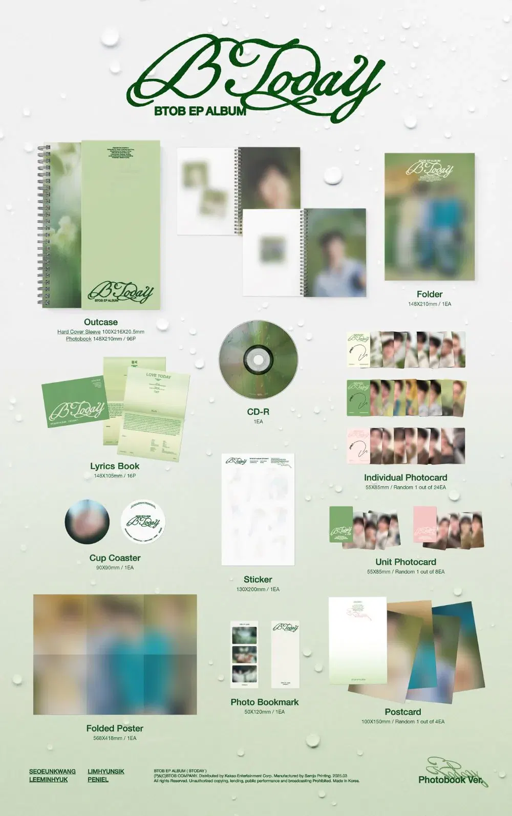 BTOB アルバムセット BTOB - BTODAY / EP ALBUM (Photobook Ver.) (BTOB 비투비)