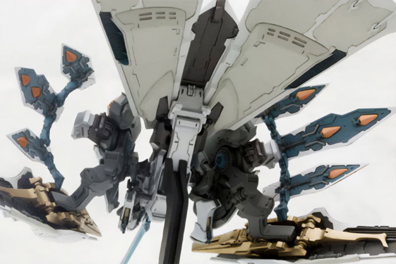 Ikaruga 1/144 Scale Plastic Model Kit: Hitekkai Ginkei White image 11