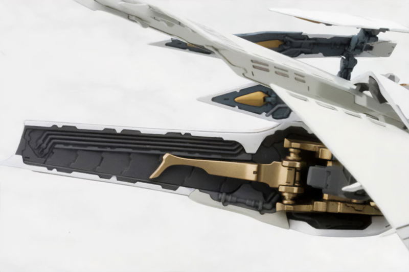 Ikaruga 1/144 Scale Plastic Model Kit: Hitekkai Ginkei White image 12