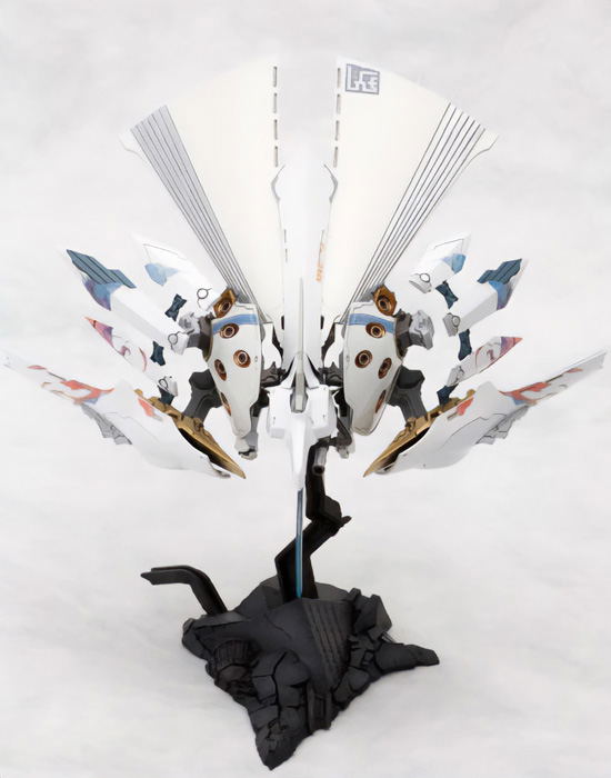 Ikaruga 1/144 Scale Plastic Model Kit: Hitekkai Ginkei White image 3