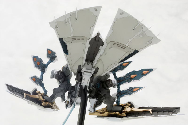 Ikaruga 1/144 Scale Plastic Model Kit: Hitekkai Ginkei White image 5