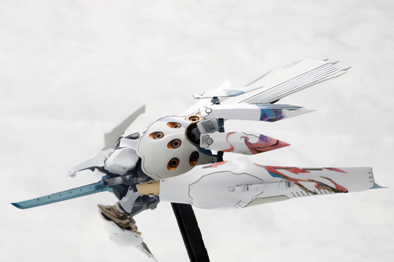 Ikaruga 1/144 Scale Plastic Model Kit: Hitekkai Ginkei White image 8