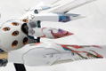 Ikaruga 1/144 Scale Plastic Model Kit: Hitekkai Ginkei White thumbnail 9