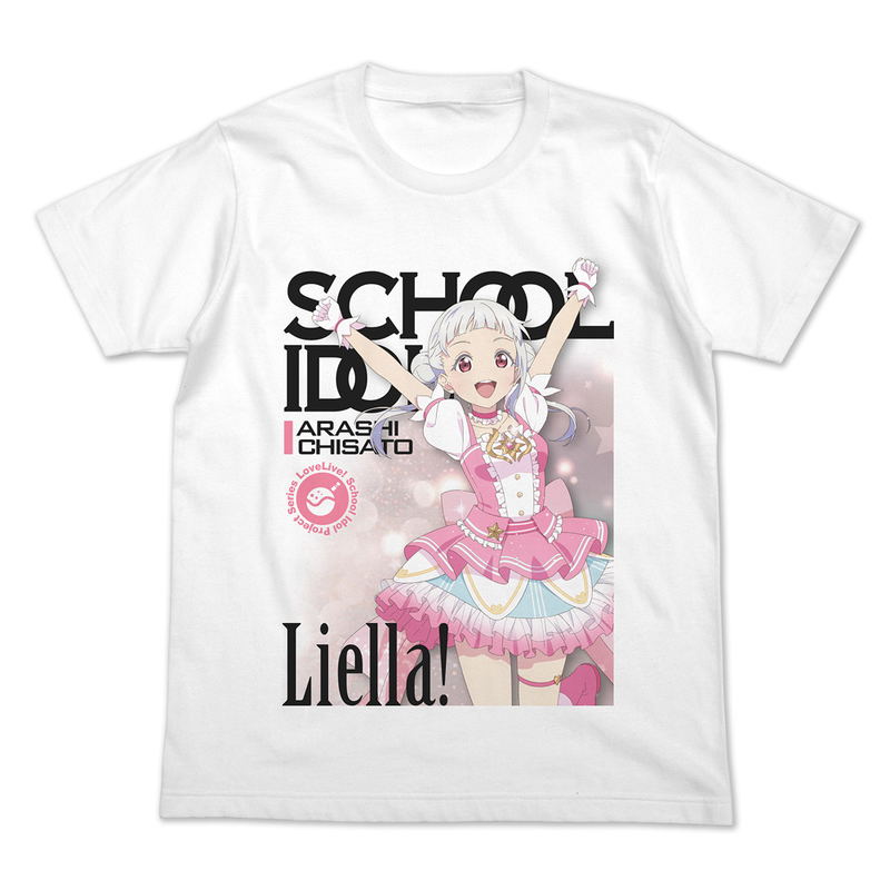 Love Live! Superstar!! - Chisato Arashi Full Color T-shirt Official Card Game Ver. (White | Size M) image 1