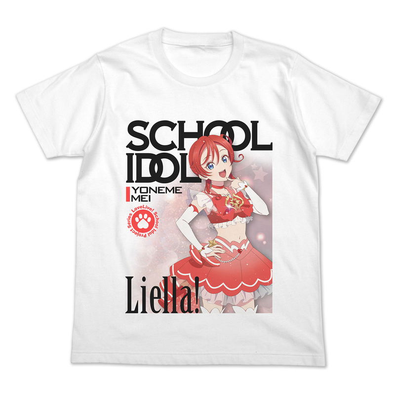 Love Live! Superstar!! - Mei Yoneme Full Color T-shirt Official Card Game Ver. (White | Size S) image 1