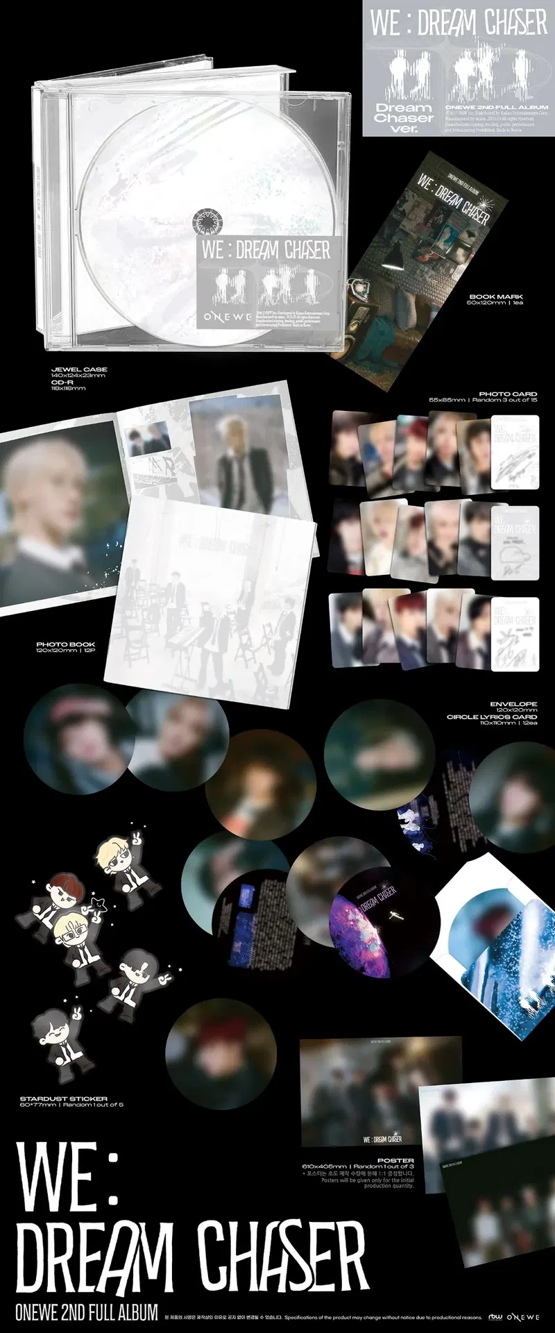 ONEWE - WE : Dream Chaser / 2nd Full Album (Dream Chaser ver.) image 2