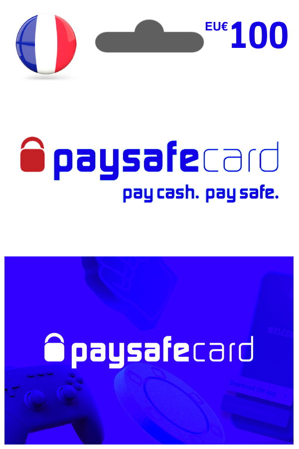 PaysafeCard 100 EUR | France Account only digital