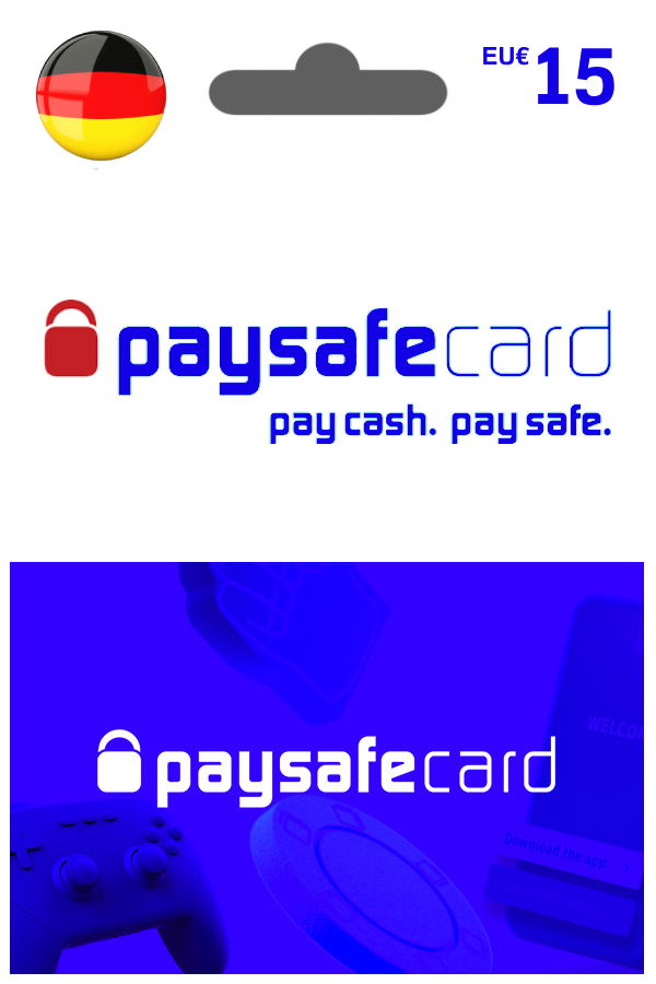 PaysafeCard 15 EUR | Germany Account only digital