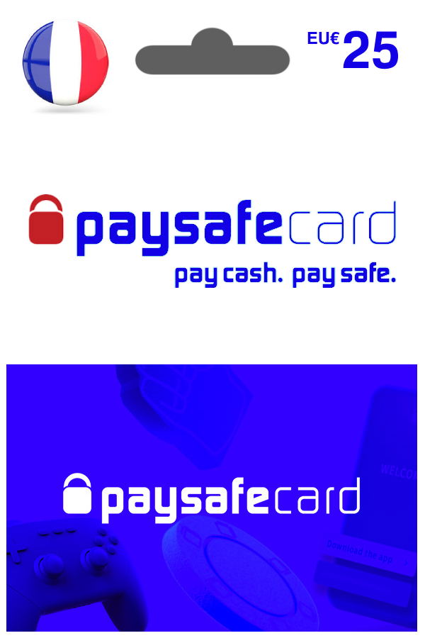 PaysafeCard 25 EUR | France Account only digital