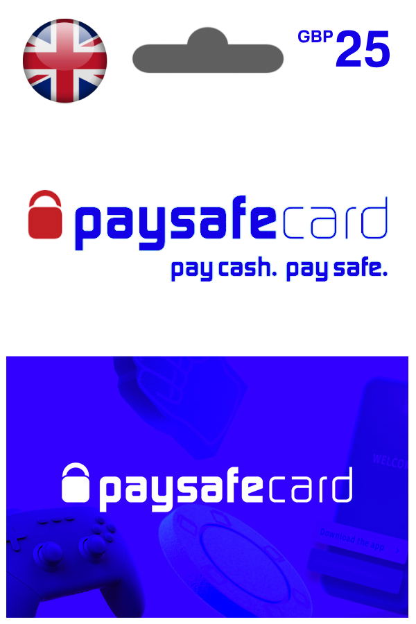 PaysafeCard 25 GBP | UK Account only <span class="ext ext_digital">digital</span> image 1