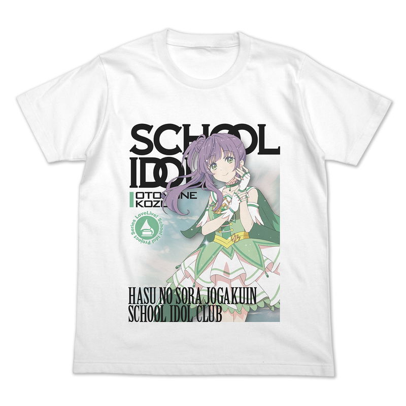 Love Live! Hasunosora Jogakuin School Idol Club - Otomune Kozue Full Color T-shirt Official Card Game Ver. (White | Size M) image 1